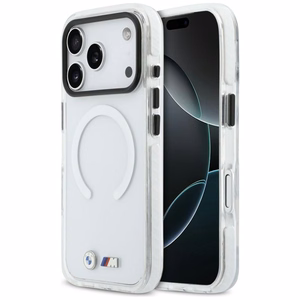 BMW M IML Shockproof Metal Logos MagSafe чехол для iPhone 17 Pro прозрачный