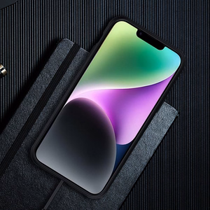 Nillkin Super Frosted Shield Pro Magnētiskais viedtālruņa apvalks iPhone 14 Plus ar MagSafe magnētiskais zils