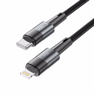 Tech-Protect UltraBoost Lightning / USB-C PD 20W 3A 2m kabelis - pelēks