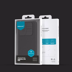 Nillkin CamShield Pro apvalks Samsung Galaxy A55 ar kameras vāciņu - melns