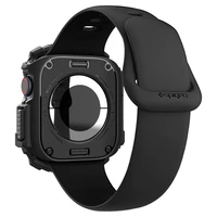 Spigen Rugged Armor apvalks Apple Watch 10 46mm pulkstenim - melns