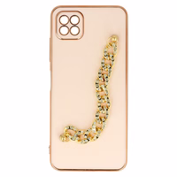 Viedtālruņa apvalks Samsung Galaxy A22 5G (dizains 4) (m) - gaiši rozā