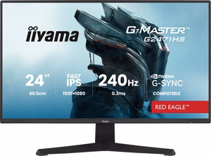 iiyama G-MASTER G2471HS-B1 datora monitors 60.5 cm (23.8") 1920 x 1080 pikseļi Full HD melns