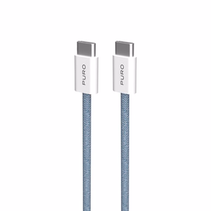 Puro Fabrik 60W USB-C - USB-C kabelis 1.5m - zils