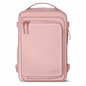 Tech-Protect Defender S50 mugursoma Ryanair un Wizzar, 20L klēpjdatoram - rozā