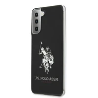 US Polo USHCS21MTPUHRBK S21+ G996 melns spīdīgs liels logotips