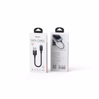 YESIDO KABELIS CA131L 12W USB - LIGHTNING 0.3M 2.4A melns
