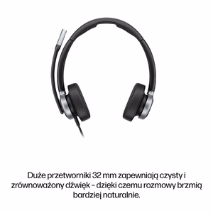 HP Poly Mission 625 USB vadu austiņas ar mikrofonu