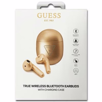 Guess Triangle Logo Bluetooth TWS bezvadu austinas - zelta