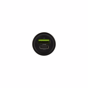 Maxlife MXCC-04 PD QC car charger 1x USB-C 1x USB 20W black