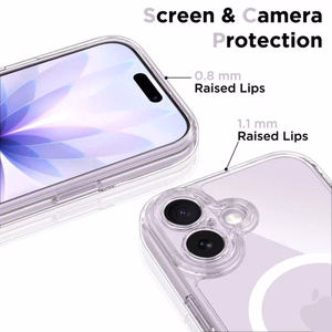 Tech-Protect Magpeak MagSafe CC viedtālruņa apvalks iPhone 17 - caurspīdīgs