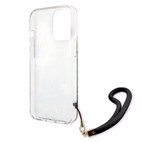 Guess GUHCP13LHFLSB iPhone 13 Pro / 13 6.1" zils/zils cietais apvalks Ziedu Siksniņa