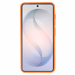 Liavec Soft Maciņš Metal Frame for Samsung Galaxy S26 oranžs