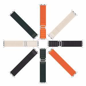 DUX DUCIS siksniņa GS neilona Apple Watch 42 / 44 / 45 / 49 mm oranža