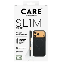 CARE by PanzerGlass SL1M MagSafe macins iPhone 17 Pro Max - melns