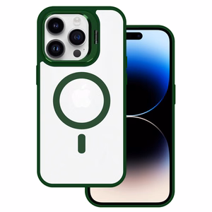 Tel Protect Magnētiskais viedtālruņa apvalks ar statīvu Iphone 14 zaļa