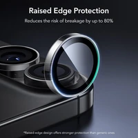 ESR Armorite kameras vāciņš iPhone 16 / 16 Plus / 17 - caurspīdīgs