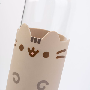 Pusheen stikla ūdens pudele, 500 ml