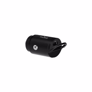Puro Mini 20W USB-C automašīnas lādētājs - melns
