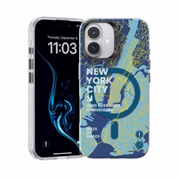 Benks Magnētiskais City New York viedtālruņa apvalks Iphone 16 Plus