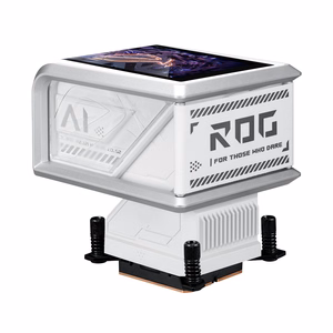 Asus ROG RYUO IV 360 ARGB - visintegrētais ūdens dzesētājs, 12 cm (balts)