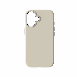 Maciņš priekš iPhone 16 Forcell F-Protect Frame Premium saderīgs ar Magsafe antīki balts