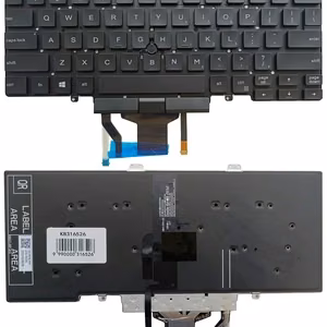 Клавиатура Dell Latitude 5400, 5401, 5410, 5411, с подсветкой и трекпоинтом, US
