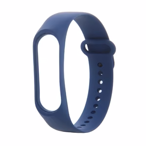 Силиконовый ремешок Xiaomi Mi Band 7 темно-синий