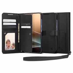 Spigen viedtālruņa apvalks Samsung Galaxy S25+ - melns (m)