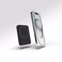 Puro Mini Power Mag 4200mAh Portatīvais lādētājs ar Magnētisko USB-C - Melna