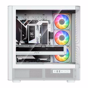 MODECOM Volcano AQ500 ARGB Midi balts