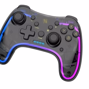 iBox IGP5 spēļu kontrolieris melns Bluetooth spēļu panelis analogais / digitālais Android, Nintendo Switch, Nintendo Switch Lite, Nintendo Switch OLED, PC, iOS