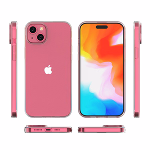 iPhone 15 Plus apvalks no Ultra Clear sērijas caurspīdīgā krāsā