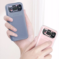 Acefast portatīvais lādētājs 10000mAh Sparkling Series ātra uzlāde 30W pelēks (M1)