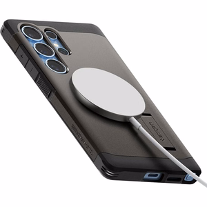 Spigen Tough Armor MagSafe Viedtālruņa apvalks Samsung Galaxy S25 Ultra - pelēks