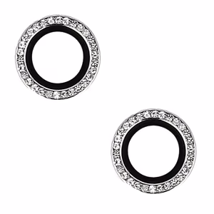 Aizsargstikls CIETĀS DIAMOND kamerai (OBJEKTĪVS) Iphone 16/16 Plus sudraba (2 objektīvi)