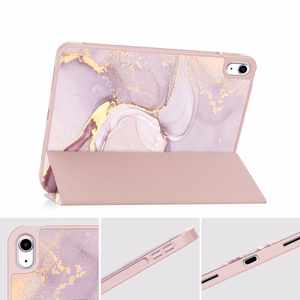 Tech-Protect SC Pen viedtālruņa apvalks iPad 10.9" 2022 - rozā marmors