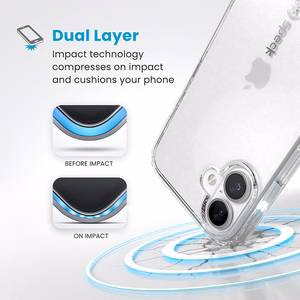 Caurspīdīgs Speck GemShell vāciņš iPhone 16 Plus tālrunim