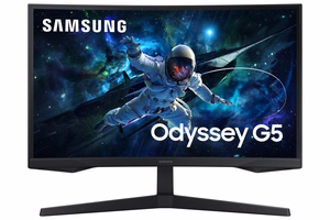 Samsung G55C monitors 68.6 cm (27") 2560 x 1440 pikseļi Quad HD LED melns