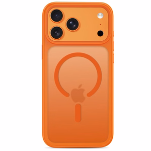 Tech-Protect Magmat MagSafe CC maciņš iPhone 18 Pro / 17 Pro, matēts oranžs