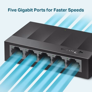 TP-Link 5 portu 10/100/1000Mbps galddatora tīkla slēdzis