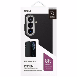 Uniq Lyden Samsung Galaxy S26 Magclick Charging Maciņš - melns