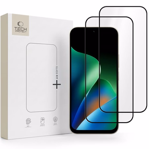 Tech-Protect Glass Fit+ 2 rūdītu aizsargstiklu komplekts modelim Xiaomi Redmi 17 4G / 5G – melns