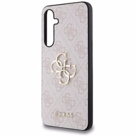 Guess 4G Big Metal Logo viedtālruņa apvalks Samsung Galaxy A55 - rozā