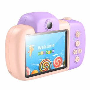 Digitālā bērnu kamera Hoco 2MP 2,4" Full HD DV201 rozā