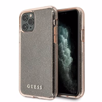 Guess GUHCN58PCGLPI iPhone 11 Pro rozā kietais apvalks Glitter