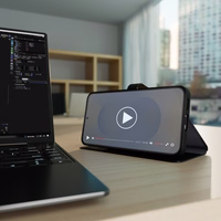 Puro atverams viedtālruņa apvalks ar maku Samsung Galaxy S25 - melns