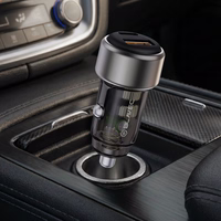 Blavec Car charger BS-05B-C Nitro - USB + Type C - QC 3.0 18W PD 65W with Type C to Type C cable (CCBS05BCN-UCB) black