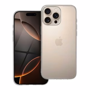 Caurspīdīgs viedtālruņa apvalks 2 mm IPHONE 16 Pro Max (kameras aizsardzība) caurspīdīgs