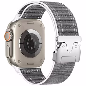 Beline Woven Nylon Diagonal Style Parachute siksniņa Apple Watch 38/40/41mm pelēks